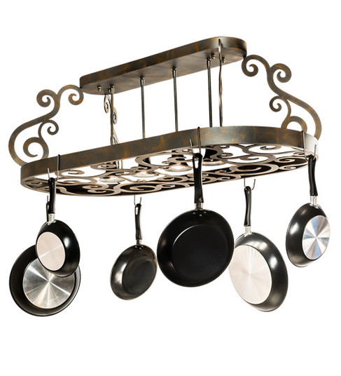 Neo Four Light Pot Rack in Bronze (57|202031)