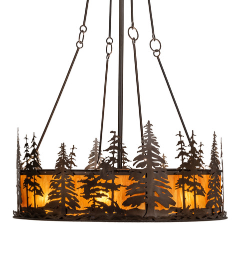 Tall Pines 24 Light Chandel-Air in Antique Copper (57|201993)