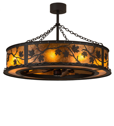 Maple Leaf Eight Light Chandel-Air in Oil Rubbed Bronze (57|197076)