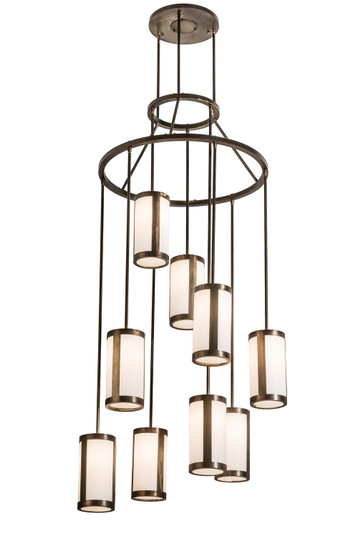 Cartier Nine Light Chandelier in Antique Copper (57|192968)