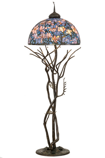 Tiffany Magnolia Three Light Floor Lamp in Antique (57|190745)