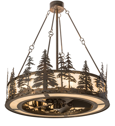 Tall Pines 16 Light Chandel-Air in Antique Copper (57|190516)