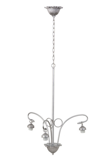 Victorian Three Light Chandelier Hardware in Nickel (57|189612)