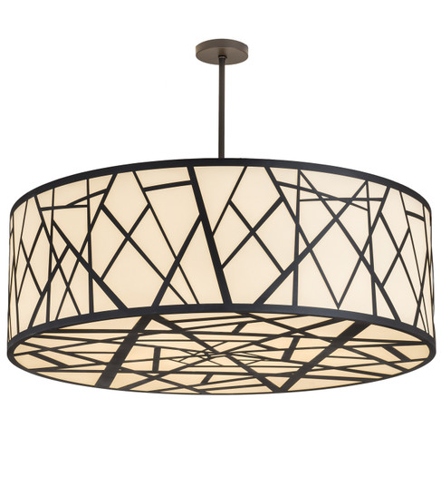 Cilindro Eight Light Pendant in Wrought Iron (57|189151)