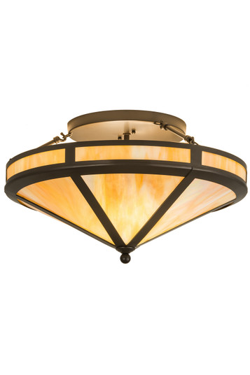 Craftsman Two Light Flushmount in Timeless Bronze (57|188406)