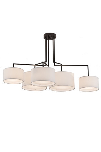 Cilindro Five Light Pendant in Black Metal (57|186387)