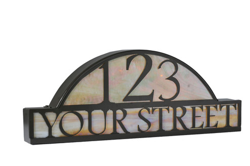 Personalized Street Address Address Sign in Timeless Bronze (57|18598)