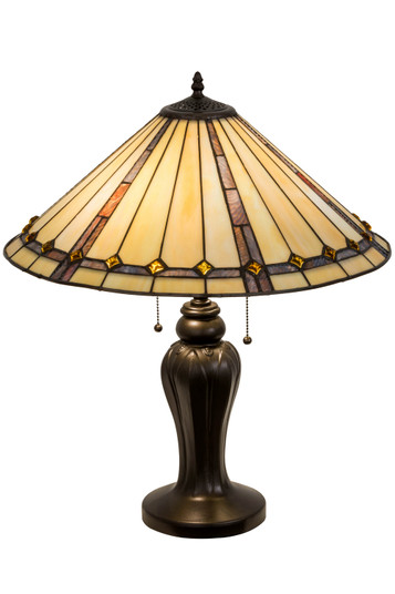 Belvidere Two Light Table Lamp in Mahogany Bronze (57|184912)
