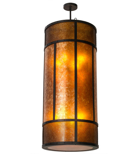 Cilindro Eight Light Pendant in Bronze (57|182589)