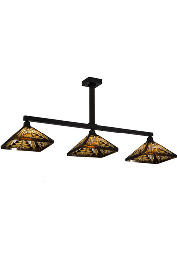 Nuevo Mission Three Light Pendant in Craftsman Brown (57|182254)