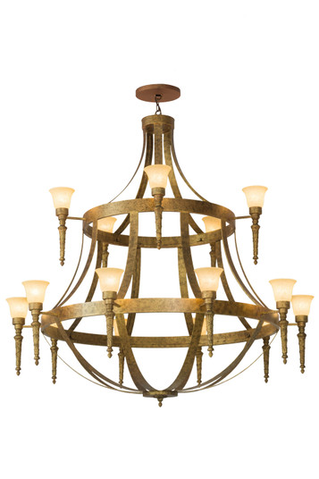 Pontoise 15 Light Chandelier in Black Metal (57|176602)