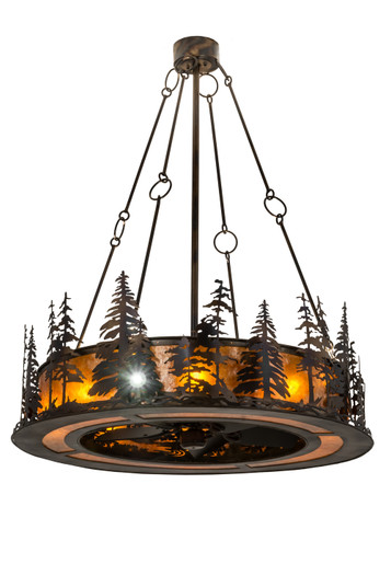 Tall Pines 12 Light Chandel-Air in Antique Copper,Burnished (57|175012)