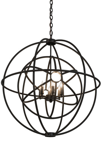 Atom Enerjisi Six Light Pendant in Timeless Bronze (57|174579)