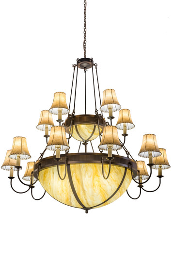 Commerce 24 Light Chandelier in Mahogany Bronze (57|170103)