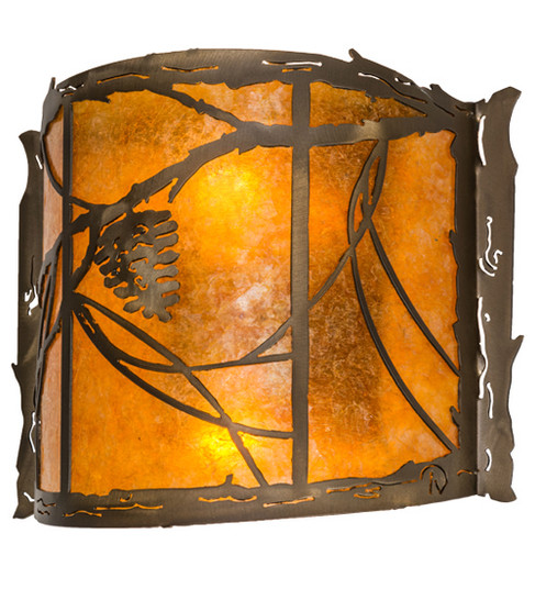 Whispering Pines Two Light Wall Sconce in Antique Copper (57|165158)