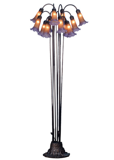 Amber/Purple 12 Light Floor Lamp in Craftsman Brown (57|15946)