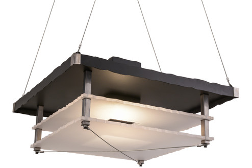 Metropolis Two Light Pendant in Black Metal (57|158390)