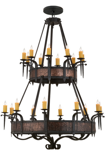 Costello 20 Light Chandelier in Black Metal,Wrought Iron (57|158265)