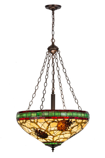 Pinecone Four Light Pendant in Mahogany Bronze (57|157147)