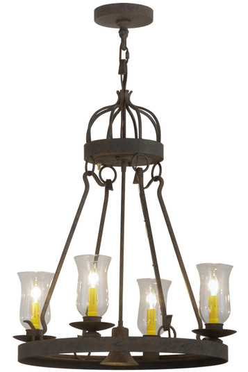 Lakeshore Five Light Chandelier in Black Metal (57|156471)