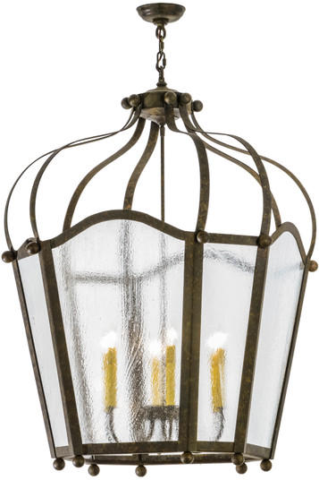 Citadel Six Light Pendant in Black Metal,Rust (57|155140)