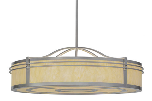 Sargent Eight Light Pendant in Brushed Nickel (57|153402)