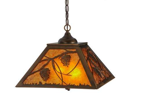 Whispering Pines Two Light Pendant in Antique Copper (57|152029)