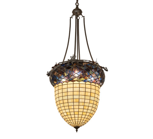 Greenbriar Oak Three Light Inverted Pendant in Pewter,Oil Rubbed Bronze (57|148471)