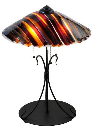 Metro Fusion Three Light Table Lamp in Black Metal (57|144649)