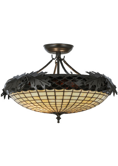 Greenbriar Oak Two Light Semi-Flushmount in Timeless Bronze (57|144378)