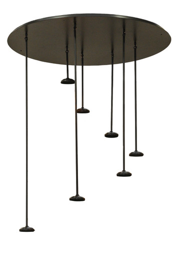 Checkers Seven Light Pendant Hardware in Timeless Bronze (57|143749)