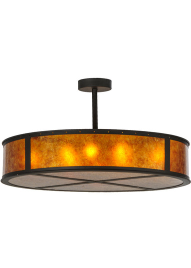 Smythe Craftsman Eight Light Pendant in Oil Rubbed Bronze (57|142268)