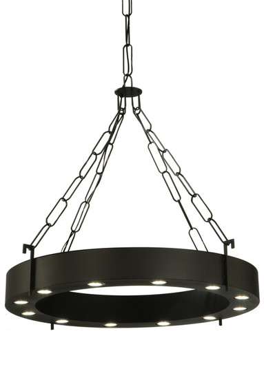 Bangle 12 Light Chandelier in Wrought Iron (57|138986)