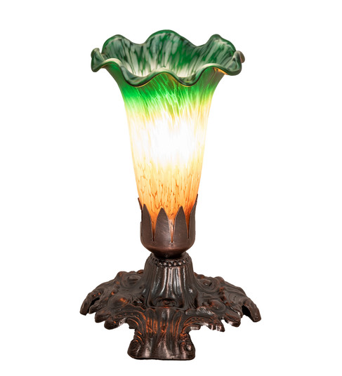 Amber/Green One Light Accent Lamp in Mahogany Bronze (57|13311)