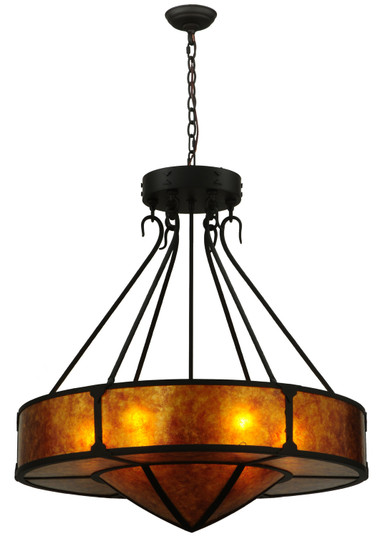 Timber Six Light Inverted Pendant in Oil Rubbed Bronze (57|129115)