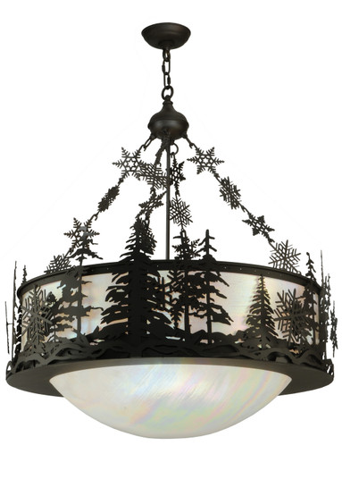 Snowflake Three Light Inverted Pendant in Oil Rubbed Bronze (57|125730)