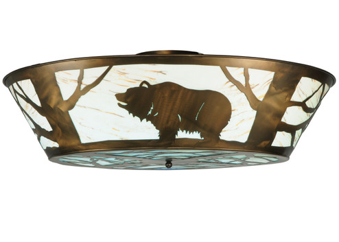 Grizzly Bear On The Loose LED Flushmount in Antique Copper (57|121113)