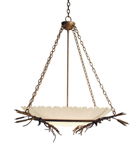 Cattail Six Light Pendant in Antique Copper (57|120157)