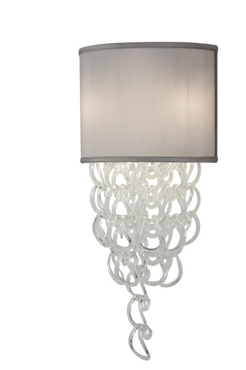 Lucy Two Light Wall Sconce in Custom,Polished Stainless Steel (57|115259)