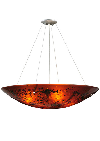 Metro Fusion Four Light Inverted Pendant in Amber/Screen/Green Clear Chunks (57|115012)