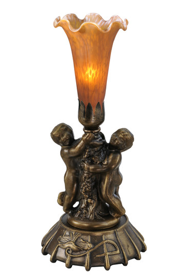 Amber One Light Mini Lamp in Antique Copper (57|11476)