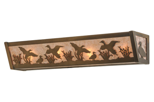 Ducks In Flight Four Light Vanity in Antique Copper (57|113060)