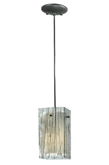 Metro Fusion One Light Mini Pendant in Branches (Black/White Streamers/Fractures (57|111349)