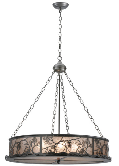 Whispering Pines Four Light Inverted Pendant in Pewter (57|111316)