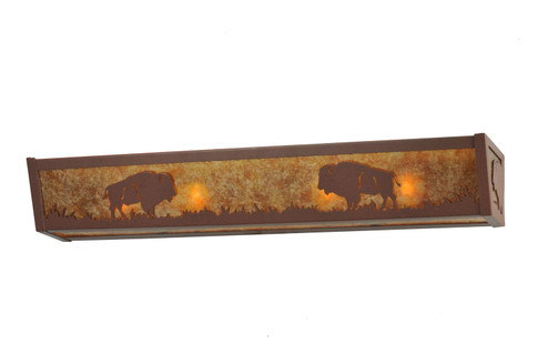 Buffalo Four Light Vanity in Rust (57|109891)