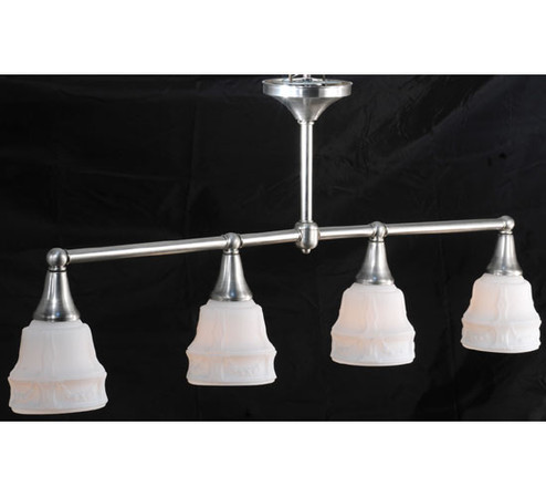 Revival Oyster Bay Four Light Semi-Flushmount in Brushed Nickel (57|107332)