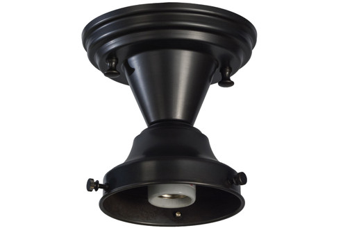 Revival One Light Semi-Flushmount Hardware in Craftsman Brown (57|104070)