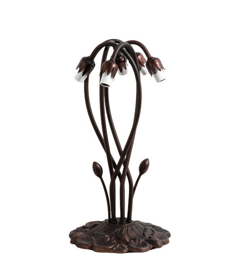 Lily Five Light Table Base in Mahogany Bronze (57|10201)