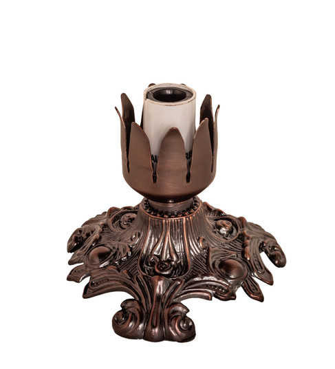 Victorian One Light Base in Mahogany Bronze (57|10158)