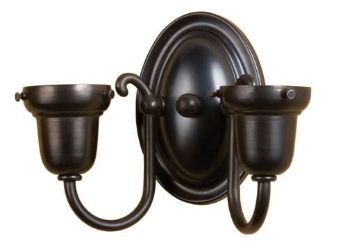 Sconce Two Light Wall Sconce in Craftsman Brown (57|101564)